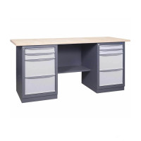 Metāla darba galds ar atvilktņu blokiem 41 2M2B / 2M2B / 1500x620mm