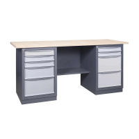 Metāla darba galds ar atvilktņu blokiem 41 3MSB / 2M2B / 1500x620mm