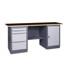 Metāla darba galds ar atvilktņu blokiem 41 2M2B / D / 1800x620mm
