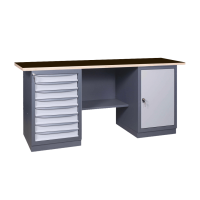 Metāla darba galds ar atvilktņu blokiem 41 8M / D / 1800x620mm