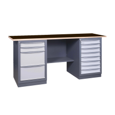 Metāla darba galds ar atvilktņu blokiem 41 2M2B / 8M / 1800x620mm