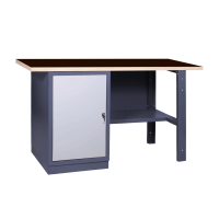 Tērauda darba galds darbnīcai D / 1200x620mm