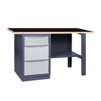 Tērauda darba galds darbnīcai S2B / 1200x620mm