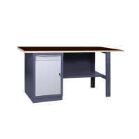 Tērauda darba galds darbnīcai MD / 1500x620mm