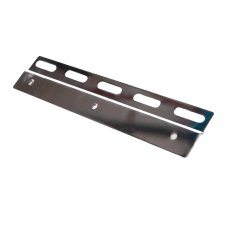 Cinkota tērauda turētājs PVC aizkariem, 200 mm