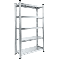 Metāla plaukti 1972x900x400mm 4 plauktu līmeņi
