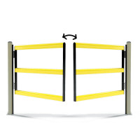 Drošības barjeras vārti DP 90 SWING DOUBLE