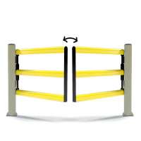 Drošības barjeras vārti DP 150 SWING DOUBLE