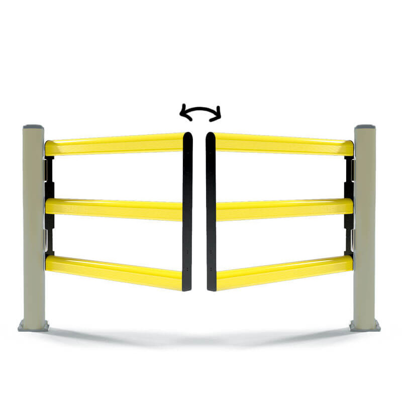 Drošības barjeras vārti DP 150 SWING DOUBLE