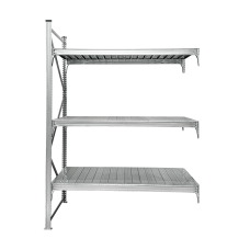 Gara laiduma plaukta papildsekcija, 3500x2700x400 mm, 3 plauktu līmeņi