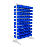 Kastīšu stends, divpusējs ar 120 kastītēm, 1800 mm