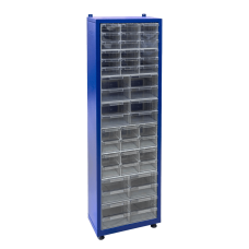 Skapis ar 44 plastmasas atvilktnēm TMD-120-118