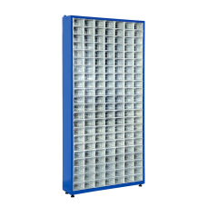 Skapis ar 154 plastmasas atvilktnēm TMD-120