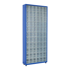 Skapis ar 132 plastmasas atvilktnēm TMD-120-6