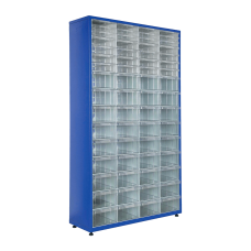 Skapis ar 64 plastmasas atvilktnēm TMD-510-2