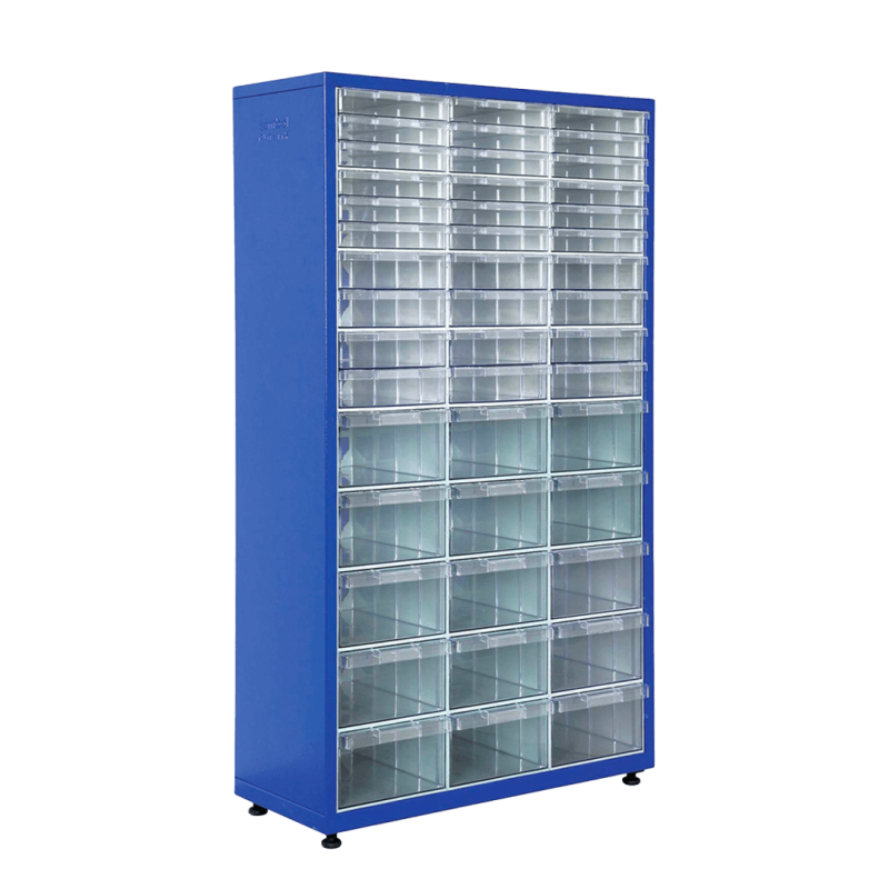 Skapis ar 45 plastmasas atvilktnēm TMD-510-3